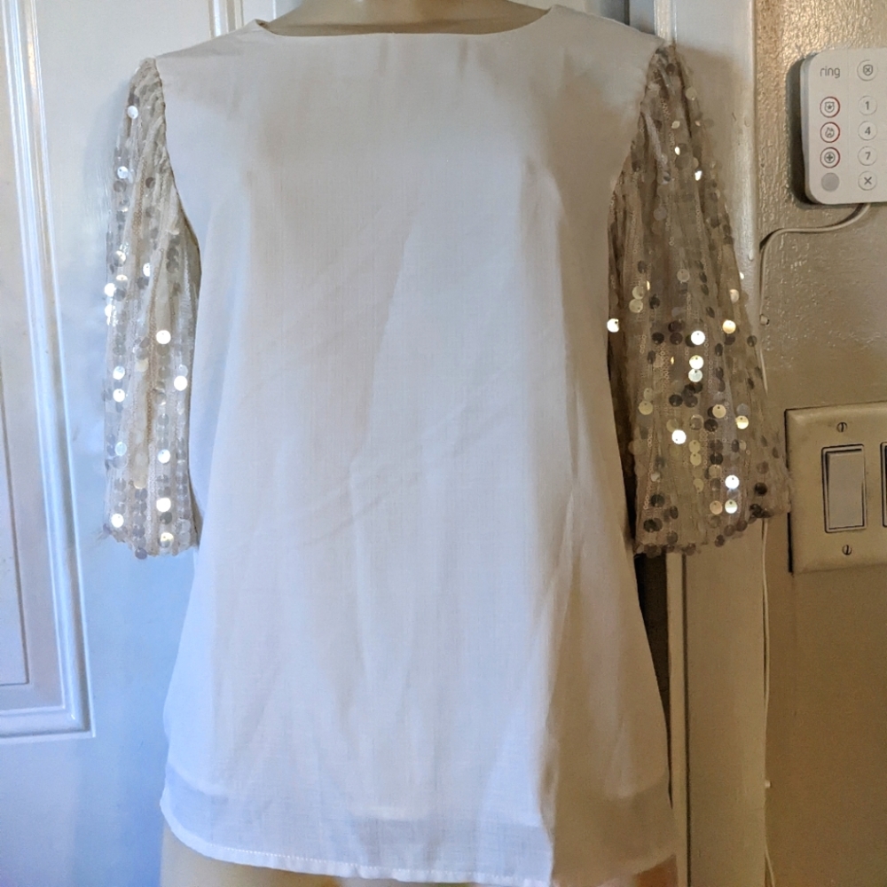 Miami top  Bubble Sleeve Blouse Sz xs